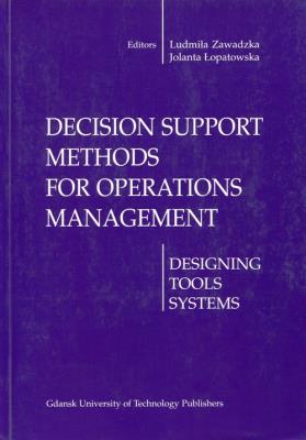 Okładka książki Decision support methods for operations management