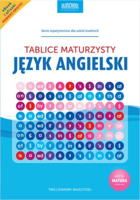 Język angielski Tablice maturzysty. Autor: Opracowanie zbiorowe. SmakLiter.pl Okładka książki Język angielski Tablice maturzysty