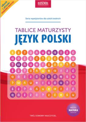 Język polski Tablice maturzysty. Autor: praca zbiorwa. SmakLiter.pl Okładka książki Język polski Tablice maturzysty