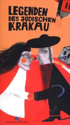 Legendy żydowskiego Krakowa wer. niemiecka. Autor: Kiela Artur. SmakLiter.pl Okładka książki Legendy żydowskiego Krakowa wer. niemiecka