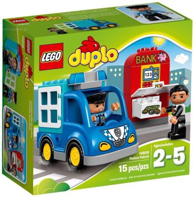 Lego Duplo Patrol policyjny. Autor: Duplo. SmakLiter.pl Okładka książki Lego Duplo Patrol policyjny