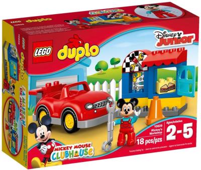 Lego Duplo Warsztat Myszki Mickey. Autor: Duplo. SmakLiter.pl Okładka książki Lego Duplo Warsztat Myszki Mickey