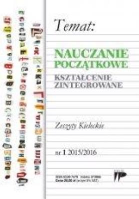 Okładka książki Nauczanie początkowe. Kształcenie zintegrowane 1