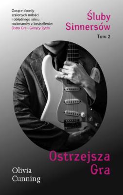 Okładka książki Ostrzejsza Gra Tom 2 serii Śluby Sinnersów