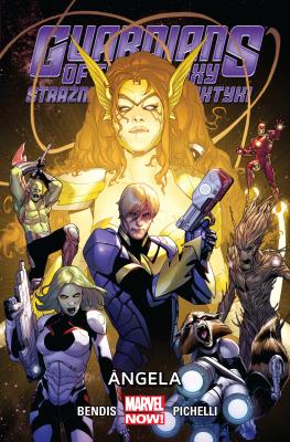 Strażnicy Galaktyki T.2. Angela. Autor: Brian Michael Bendis, Sara Pichelli. SmakLiter.pl Okładka książki Strażnicy Galaktyki T.2. Angela