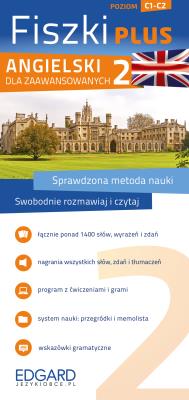 Okładka książki Angielski Fiszki PLUS dla zaawansowanych 2