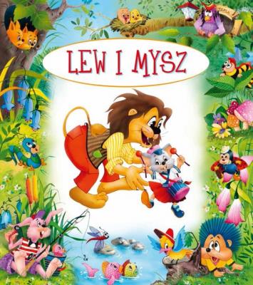 Okładka książki Bajki bajeczki Mysz i lew