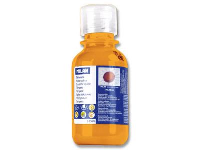 Opakowanie Farba Milan tempera 125 ml pomarańczowa