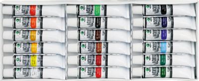 Opakowanie Farby akrylowe Maries 12 ml.  18 kolorów