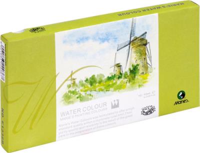 Opakowanie Farby akwarelowe Maries 12 ml. 12 kolorów