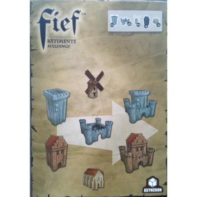 Fief: Budynki HOBBITY. Wydawca: HOBBITY. SmakLiter.pl Opakowanie Fief: Budynki HOBBITY