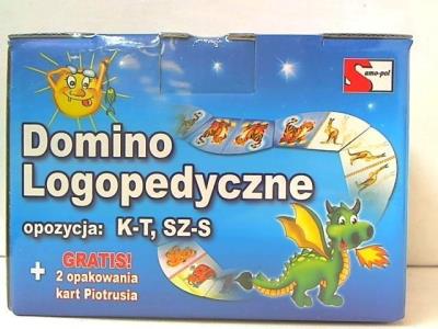 Opakowanie Gra - Domino logopedyczne K-T, SZ-S SAMO-POL