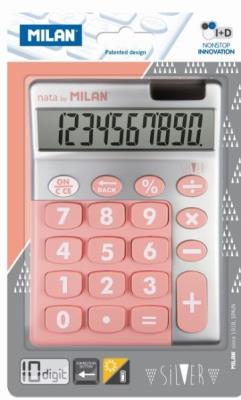 Opakowanie Kalkulator 10 poz. Silver różowy MILAN