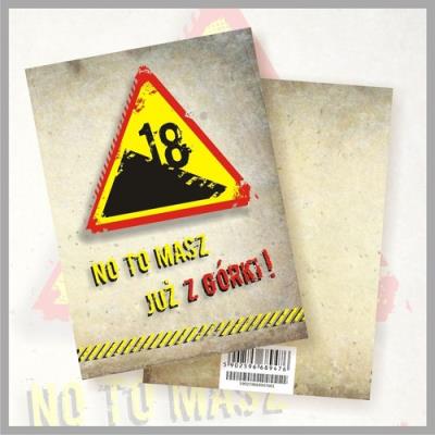 Okładka książki Karnet 118X163 18-stka MIX wzorów