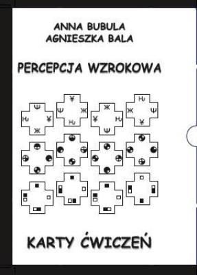 Karty ćwiczeń. Percepcja wzrokowa. Autor: Anna Bubula, Bala Agnieszka. SmakLiter.pl Okładka książki Karty ćwiczeń. Percepcja wzrokowa