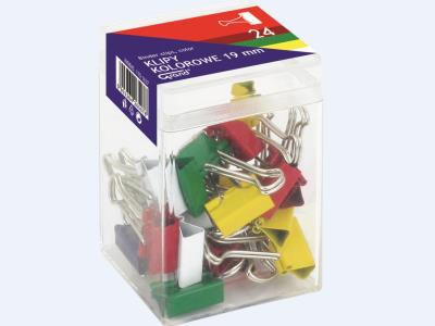 Opakowanie Klip 19mm kolorowy (24szt) GRAND