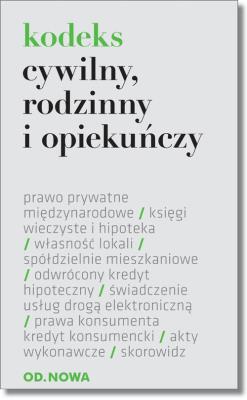 Kodeks cywilny rodzinny i opiekuńczy. Autor: Agnieszka Kaszok. SmakLiter.pl Okładka książki Kodeks cywilny rodzinny i opiekuńczy
