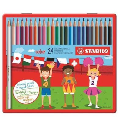 Opakowanie Kredki Color 24 kolory STABILO
