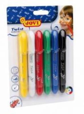 Opakowanie Kredki do makijażu 6 kolorów w sztyfcie JOVI