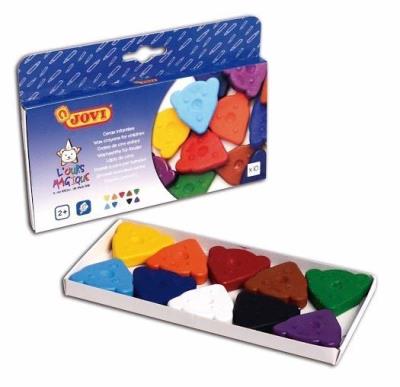 Opakowanie Kredki świecowe trójkątne Misie12 kolorów JOVI