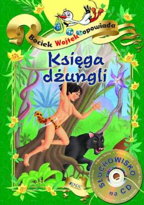 Okładka książki Księga dżungli Bociek Wojtek opowiada