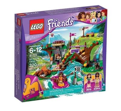 Lego Friends Spływ pontonem. Autor: Friends. SmakLiter.pl Okładka książki Lego Friends Spływ pontonem