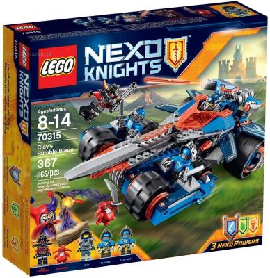 Lego Nexo Knights Pojazd Claya. Autor: Nexo Knights. SmakLiter.pl Okładka książki Lego Nexo Knights Pojazd Claya