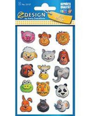 Opakowanie Naklejki 3D Zwierzęta