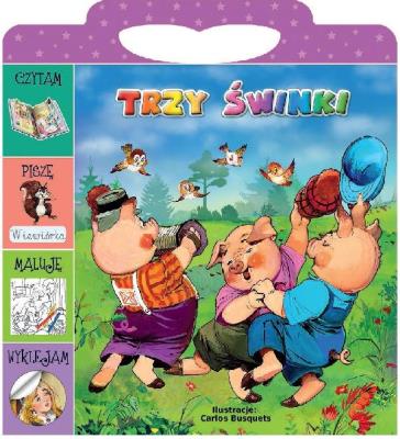 Okładka książki Nie tylko czytam Trzy świnki