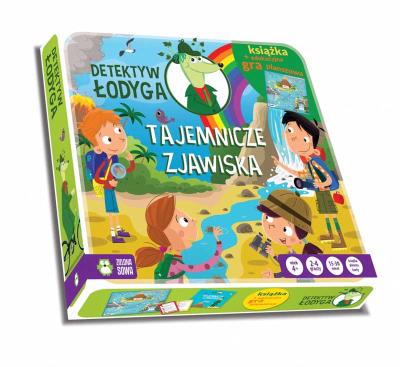Niesamowite zjawiska Detektyw Łodyga Książka z grą. Autor: Anna Sobich-Kamińska. SmakLiter.pl Okładka książki Niesamowite zjawiska Detektyw Łodyga Książka z grą