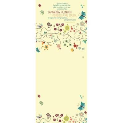 Opakowanie Notes z magnesem Jestem bowiem świadomy