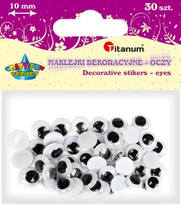 Opakowanie OCZY SAMOPRZYL 10MM O00S/30