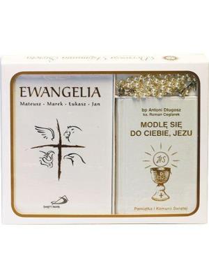 Okładka książki Pierwsza Komunia Święta - zestaw biały