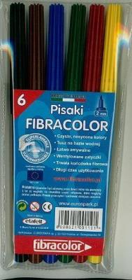 Opakowanie Pisaki 539 6 kol. w etui FIBRACOLOR