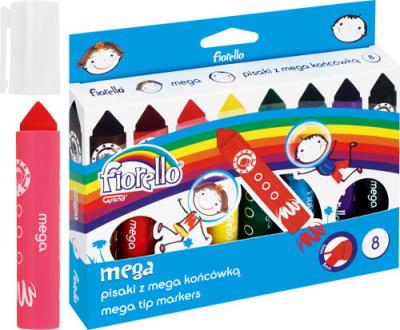 Opakowanie Pisaki Mega 8 kolorów