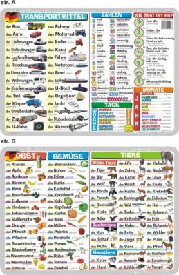 Podkładka edukacyjna. Die Obst, die Gemüse, die Tiere, die T. Autor: inny. SmakLiter.pl Okładka książki Podkładka edukacyjna. Die Obst, die Gemüse, die Tiere, die T