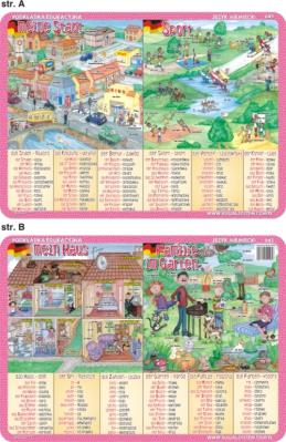 Okładka książki Podkładka edukacyjna.  Meine Stadt, der Sport, Familie im Ga