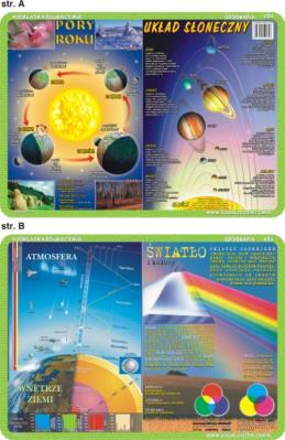 Podkładka edukacyjna. Układ słoneczny, pory roku, atmosfera,. Autor: inne. SmakLiter.pl Okładka książki Podkładka edukacyjna. Układ słoneczny, pory roku, atmosfera,