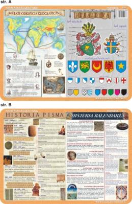 Podkładka edukacyjna Wielkie odkrycia geograficzne, heraldyk. Autor: inne. SmakLiter.pl Okładka książki Podkładka edukacyjna Wielkie odkrycia geograficzne, heraldyk