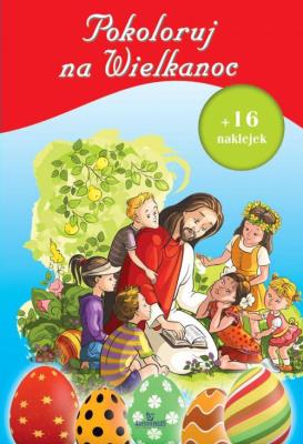 Okładka książki Pokoloruj na Wielkanoc