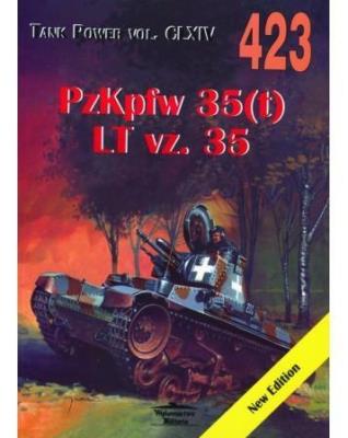 PzKpfw 35(t) LT vz. 35 nr. 423. Autor: Janusz Ledwoch. SmakLiter.pl Okładka książki PzKpfw 35(t) LT vz. 35 nr. 423