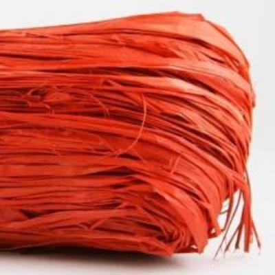 Opakowanie Rafia naturalna 50g czerwona MAILDOR