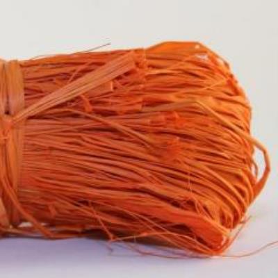 Opakowanie Rafia naturalna 50g pomarańczowa MAILDOR