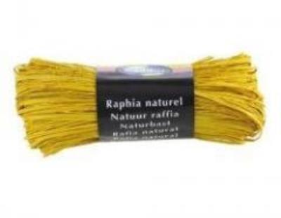 Opakowanie Rafia naturalna 50g żółta MAILDOR