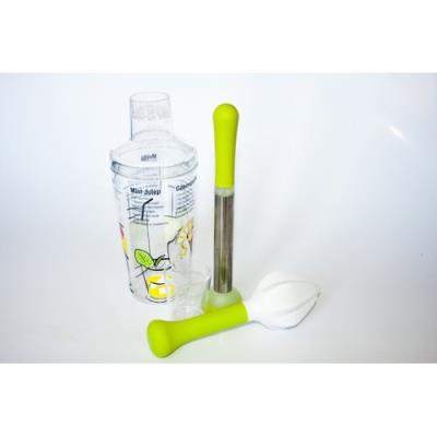 Shaker do drinków z akcesoriami, 550 ml. Wydawca: Jawi. SmakLiter.pl Opakowanie Shaker do drinków z akcesoriami, 550 ml