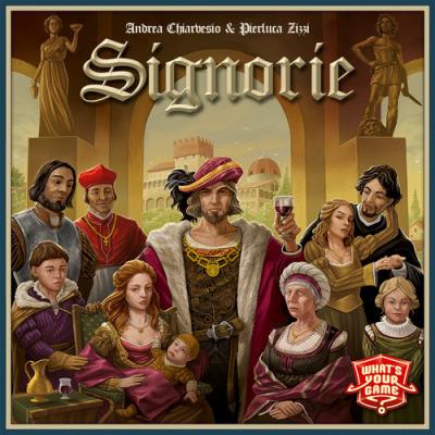 Signorie. Autor: Andrea Chiarvesio & Pierluca Zizzi. SmakLiter.pl Okładka książki Signorie