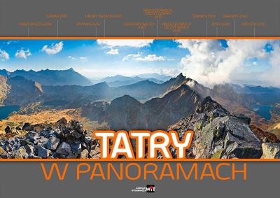 Tatry w panoramach. Autor: Tadeusz Ogórek, Szymon Seweryn, Małgorzata Kotarb. SmakLiter.pl Okładka książki Tatry w panoramach