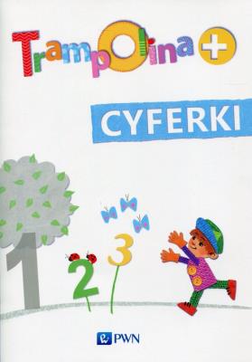 Trampolina+ Cyferki. Autor: Magdalena Anna Zbąska. SmakLiter.pl Okładka książki Trampolina+ Cyferki