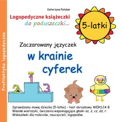 Okładka książki Zaczarowany języczek w krainie cyferek 5 latki