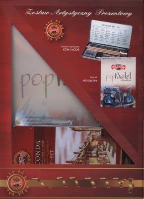 Opakowanie Zestaw artystyczny prezentowy Kaseta Gioconda 8890 + blok Pop Pastel